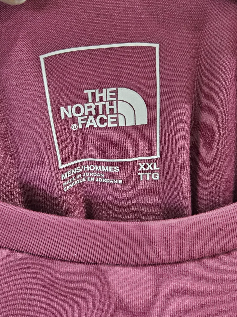 The North Face Men’s Short Sleeve Tee in Plum